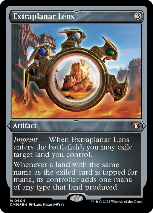 Extraplanar Lens (Foil Etched) [Commander Masters] - Just $4.65! Shop now at Retro Gaming of Denver