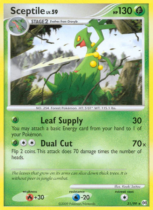 Sceptile (31/99) [Platinum: Arceus] - for just $1.15! 