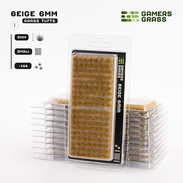 Gamers Grass Tufts: Beige 6mm- Small - for just $6.99! 