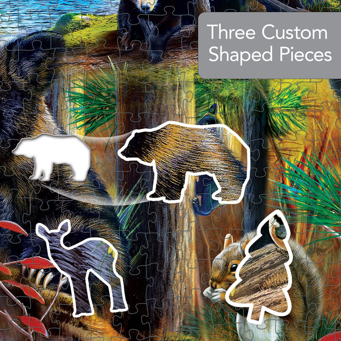 Contours - Wildlife of the Woods 1000 Piece Shaped Jigsaw Puzzle - Just $16.99! Shop now at Retro Gaming of Denver