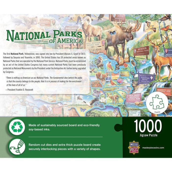 National Parks of America 1000 Piece Jigsaw Puzzle - for just $19.99! 