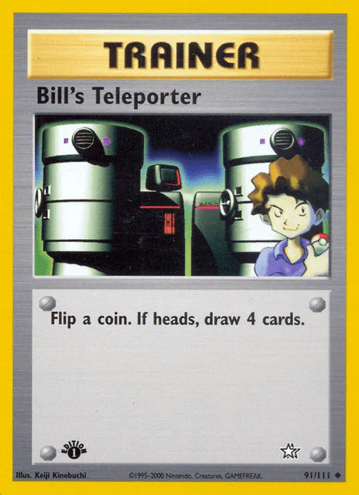 Bill's Teleporter (91/111) [Neo Genesis 1st Edition] - for just $0.30! 