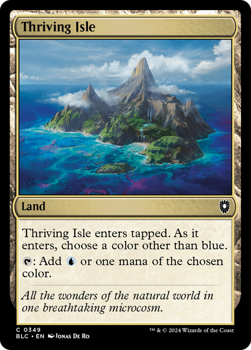 Thriving Isle (BLC-349) - Bloomburrow Commander - for just $0.09! 