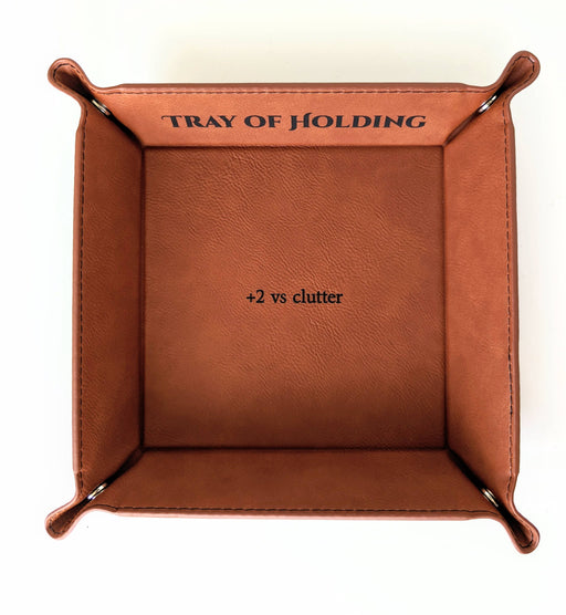 Tray of Holding - Vegan Leather Catchall Rolling Tray - for just $19.99! 