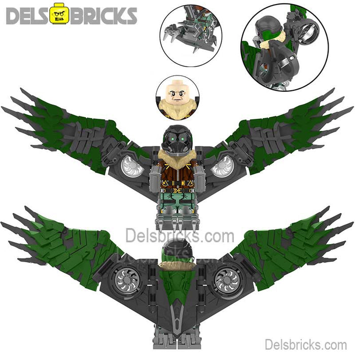 Vulture from Spider-Man Homecoming Lego Minifigures Custom Toys (Lego-Compatible Minifigures) - Just $6.50! Shop now at Retro Gaming of Denver