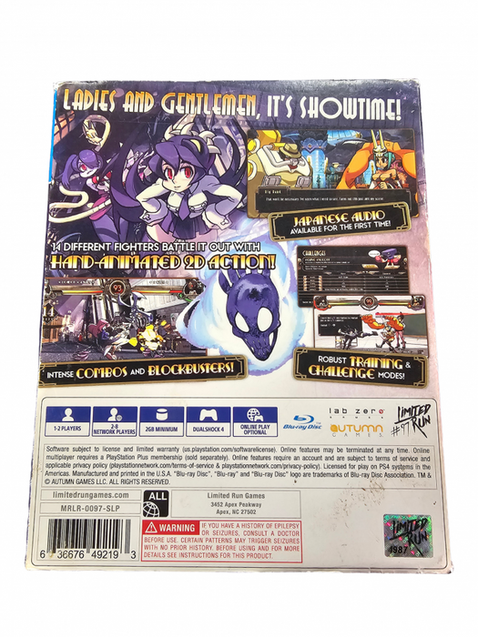 Skullgirls: 2nd Encore [Limited Run #97] – PlayStation 4 (PS4) - for just $60.99! 