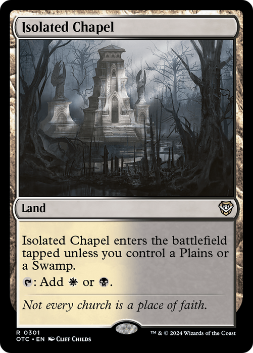 Isolated Chapel (OTC-301) - Outlaws of Thunder Junction Commander - for just $0.44! 