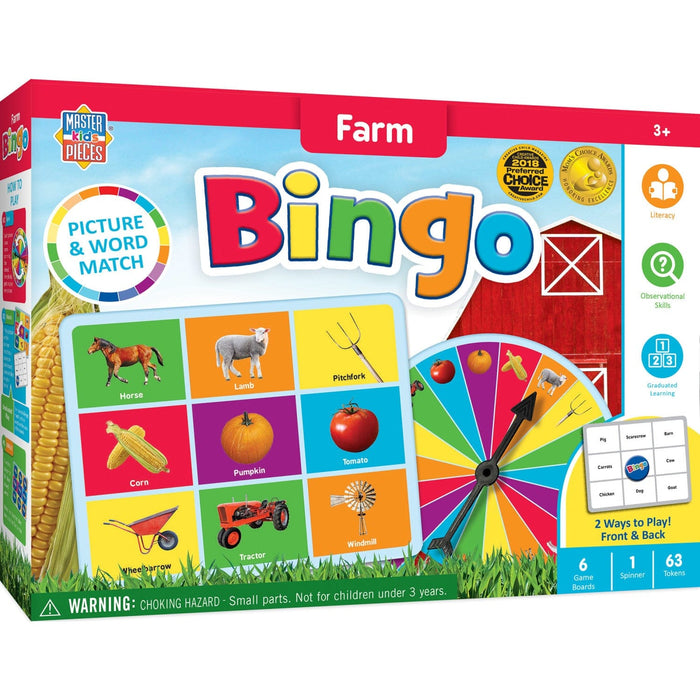 Educational - Farm Bingo Game - for just $12.99! 
