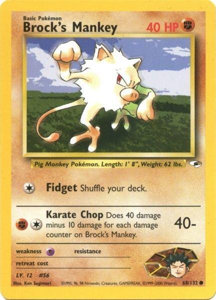 Brock's Mankey (68/132) [Gym Heroes Unlimited] - for just $0.55! 