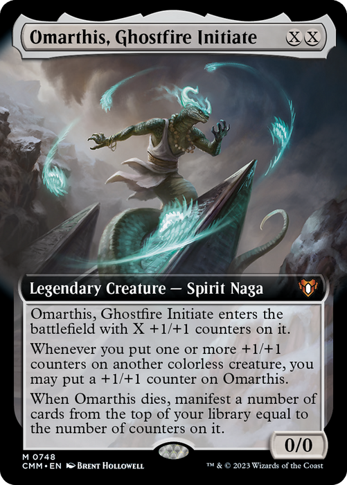 Omarthis, Ghostfire Initiate (CMM-748) - Commander Masters: (Extended Art) - for just $0.98! 