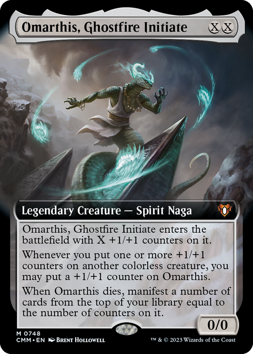 Omarthis, Ghostfire Initiate (CMM-748) - Commander Masters: (Extended Art) - for just $0.98! 
