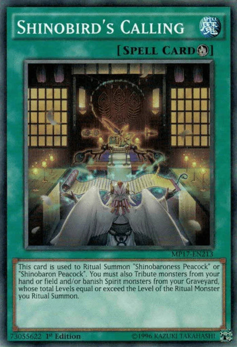 Shinobird's Calling [MP17-EN213] Common - for just $0.10! 