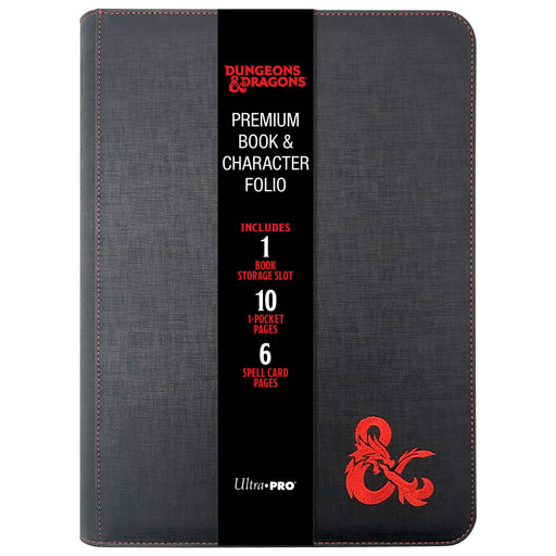 Ultra PRO: Premium Book & Character Folio - Dungeons & Dragons (Zippered) - for just $0! 
