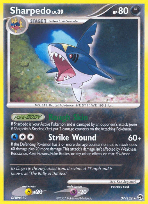 Sharpedo (37/132) [Diamond & Pearl: Secret Wonders] - for just $0.60! 