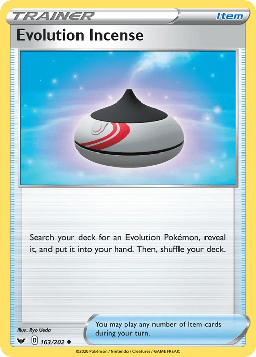 Evolution Incense (163/202) [Sword & Shield: Base Set] - for just $0.10! 