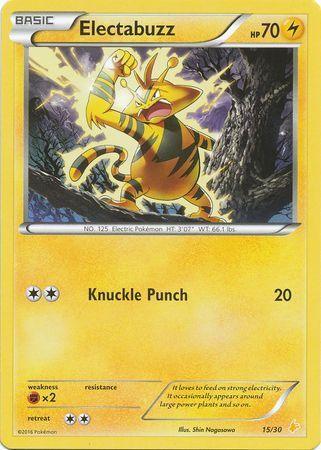 Electabuzz (15/30) [XY: Trainer Kit 3 - Pikachu Libre] - for just $0.20! 
