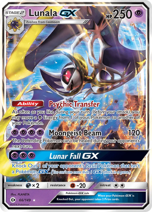 Lunala GX (66/149) [Sun & Moon: Base Set] - for just $1.50! 