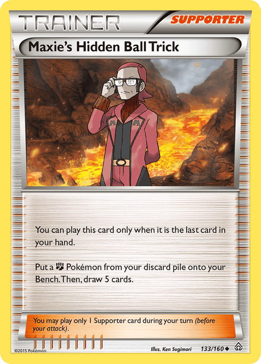Maxie's Hidden Ball Trick (133/160) [XY: Primal Clash] - for just $0.15! 