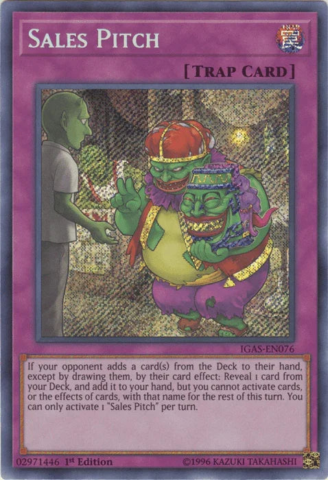 Sales Pitch [IGAS-EN076] Secret Rare - for just $0.25! 