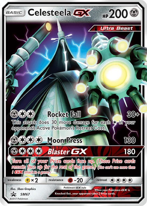 Celesteela GX (SM67) [Sun & Moon: Black Star Promos] - for just $2.35! 