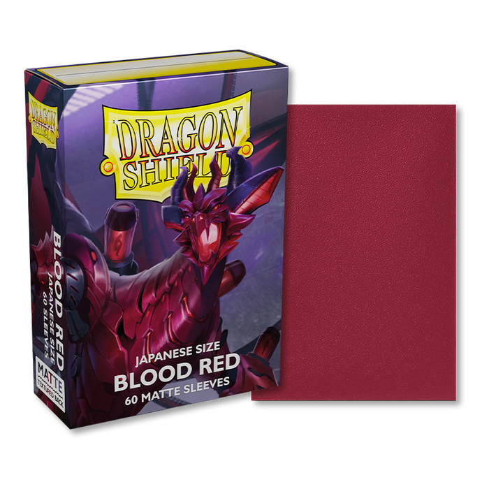 Dragon Shield: Japanese Size 60ct Sleeves - Blood Red (Matte) - Just $0! Shop now at Retro Gaming of Denver