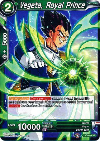 Vegeta, Royal Prince (SD9-03) [Assault of the Saiyans] - for just $0.10! 