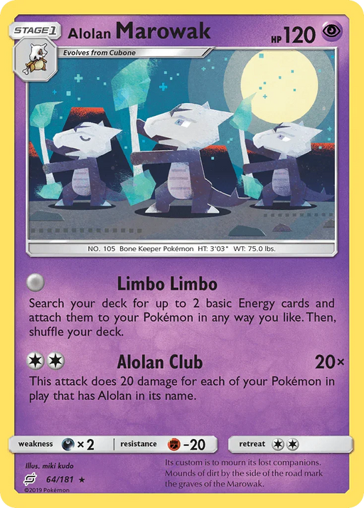 Alolan Marowak (64/181) [Sun & Moon: Team Up] - for just $0.60! 