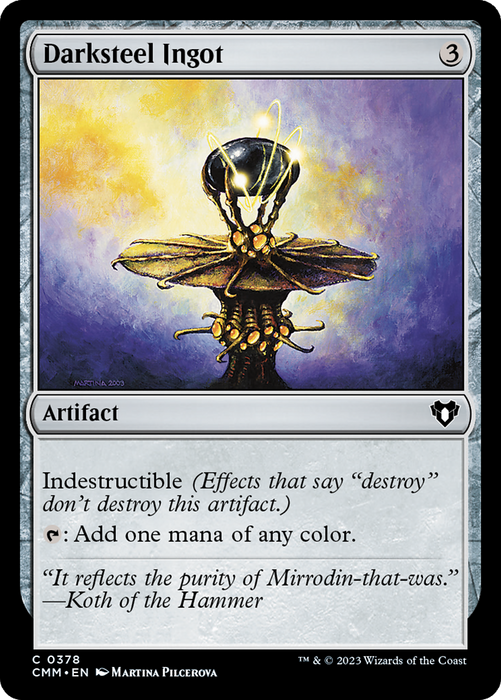 Darksteel Ingot (CMM-378) - Commander Masters - for just $0.06! 