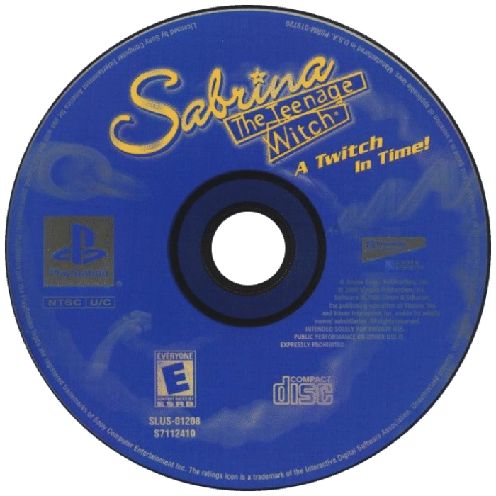 Sabrina the Teenage Witch: A Twitch in Time – PlayStation 1 (PS1) - for just $0! 