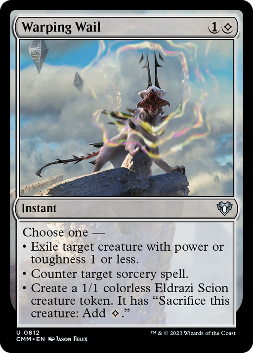 Warping Wail (CMM-812) - Commander Masters - for just $0.13! 