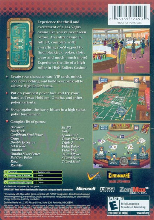High Rollers Casino – Xbox (XBOX) - for just $2.99! 