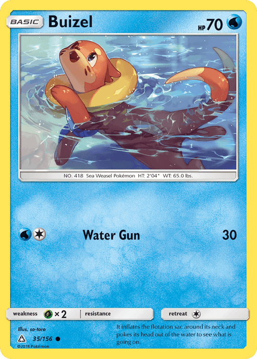 Buizel (35/156) [Sun & Moon: Ultra Prism] - for just $0.10! 