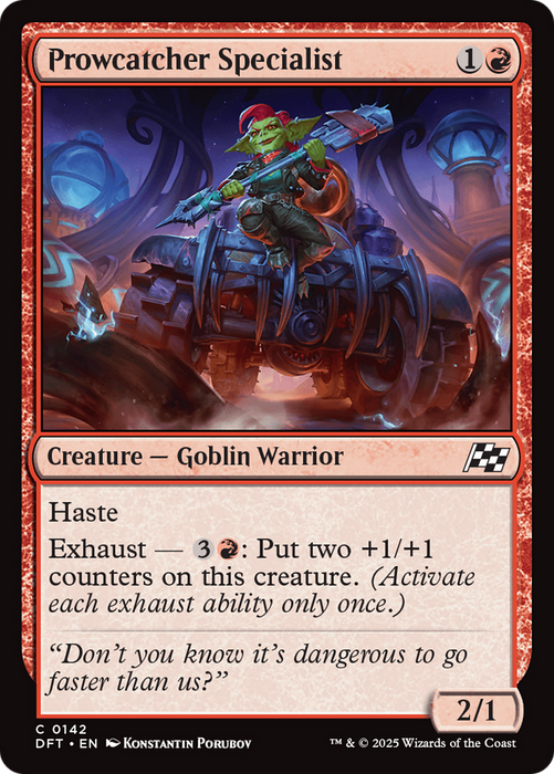 Prowcatcher Specialist (DFT-142) - Aetherdrift Foil - for just $0.03! 