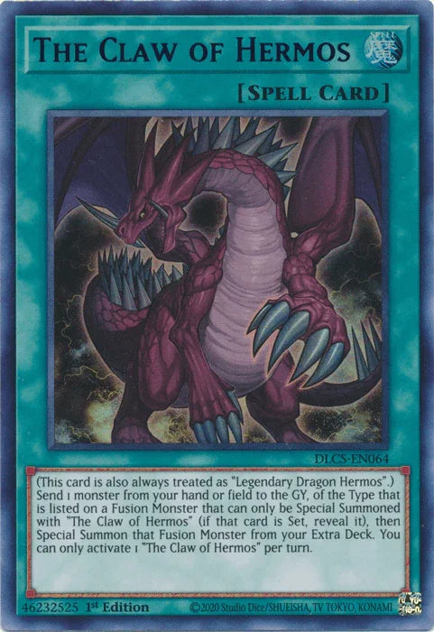 The Claw of Hermos (Blue) [DLCS-EN064] Ultra Rare - for just $0.60! 