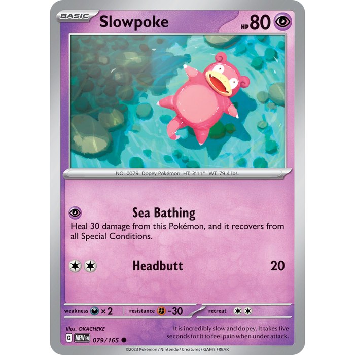 Slowpoke (079/165) [Scarlet & Violet: 151] - Just $0.05! Shop now at Retro Gaming of Denver