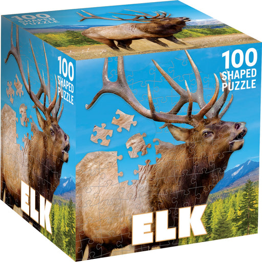 Elk 100 Piece Shaped Jigsaw Puzzle - Just $7.99! Shop now at Retro Gaming of Denver