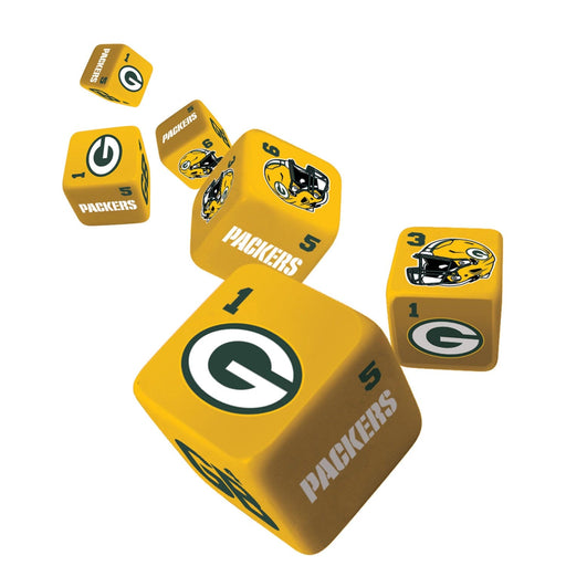 Green Bay Packers Dice Set - 19mm - for just $7.99! 