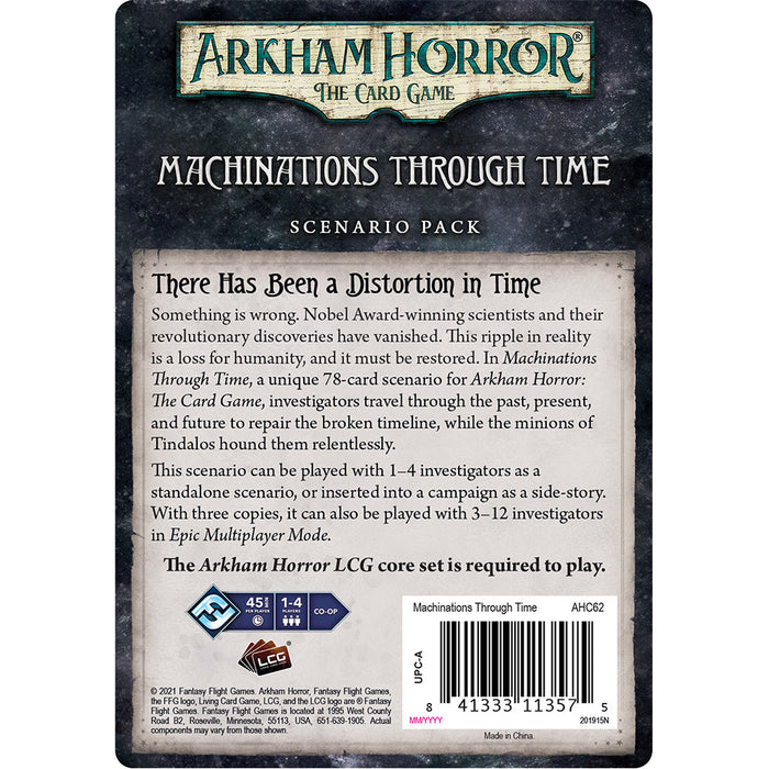 Arkham Horror LCG: Machinations Through Time - Premium Board Game - Just $10.99! Shop now at Retro Gaming of Denver