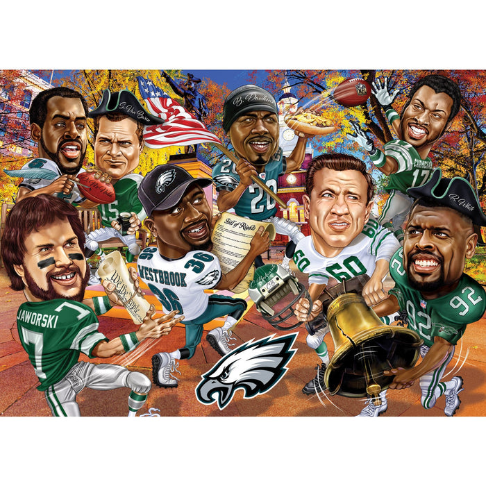 Philadelphia Eagles - All Time Greats 500 Piece Jigsaw Puzzle - Just $19.99! Shop now at Retro Gaming of Denver