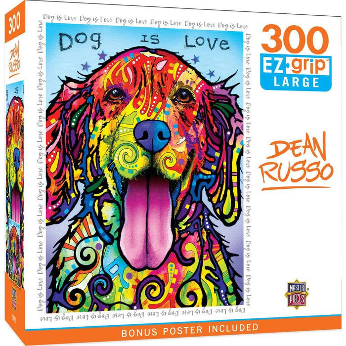 Dean Russo - Dog is Love 300 Piece EZ Grip Jigsaw Puzzle - for just $14.99! 