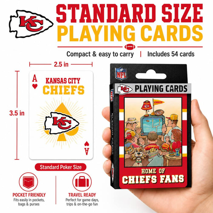 Kansas City Chiefs Fan Deck Playing Cards - 54 Card Deck - for just $7.99! 