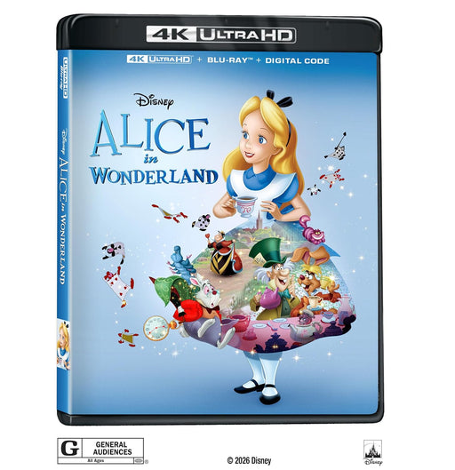 Alice In Wonderland (1951) (4K Ultra HD + Blu-ray + Digital) - for just $54.99! 