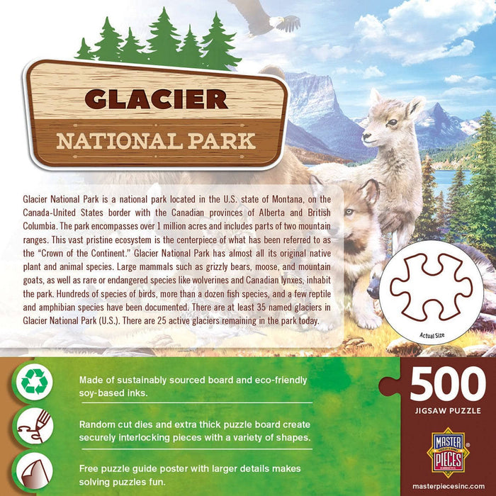 Glacier National Park 500 Piece Jigsaw Puzzle - for just $14.99! 