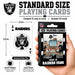 Las Vegas Raiders Fan Deck Playing Cards - 54 Card Deck - for just $7.99! 