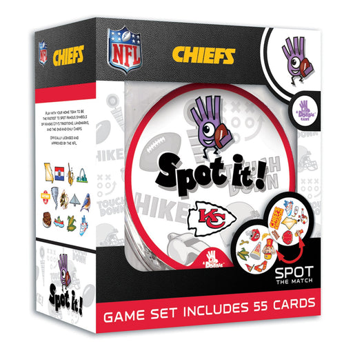 Kansas City Chiefs Spot It! Card Game - Premium Card Games - Just $12.99! Shop now at Retro Gaming of Denver