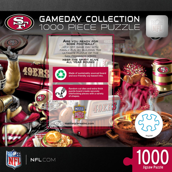 San Francisco 49ers - Gameday 1000 Piece Jigsaw Puzzle - Just $19.99! Shop now at Retro Gaming of Denver