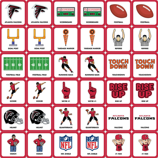 Atlanta Falcons Matching Game - Just $7.79! Shop now at Retro Gaming of Denver