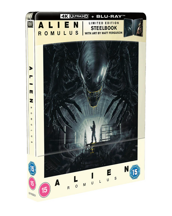 Alien: Romulus - Limited Edition Matt Ferguson Steelbook (4K Ultra HD + Blu-ray) - for just $43.99! 