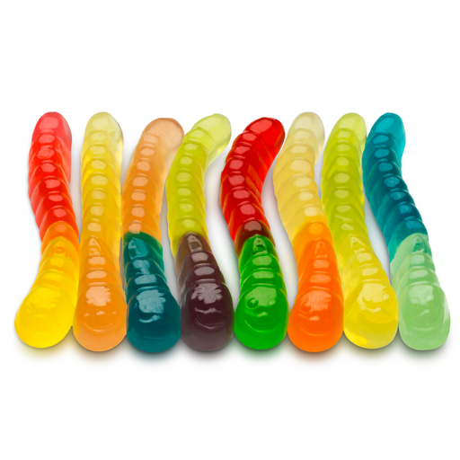 12 Flavor Mini Gummi Worms 7.5 oz Peg Bag - Premium Sweets & Treats - Just $3.95! Shop now at Retro Gaming of Denver