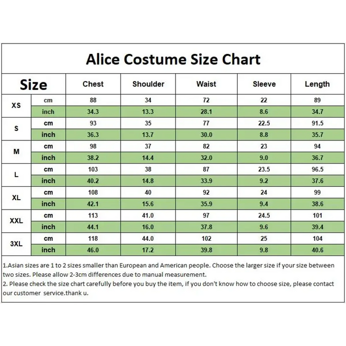 Madness Returns Alice Cosplay Costume Dress with Apron and Wig for Women - for just $22.95! 